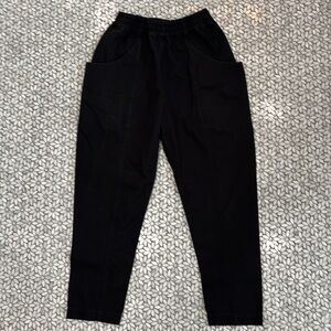 Women's Elizabeth Suzann Clyde Work Pants in Black, Size 6
